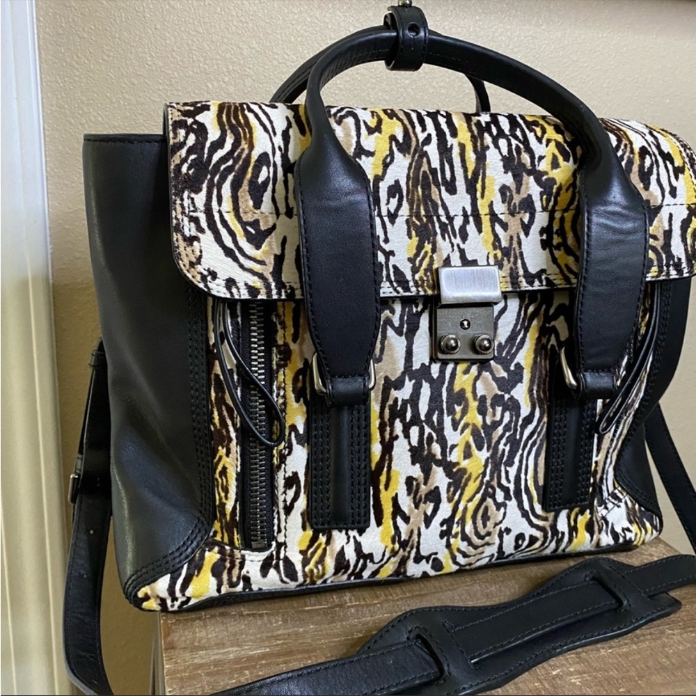 3.1 Philip Lim Calf Hair Leather Bag - Picture 9 of 14